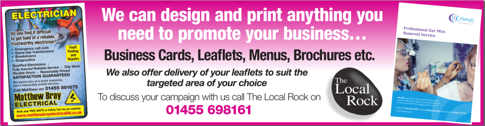 We can design and print anything you need to promote your business